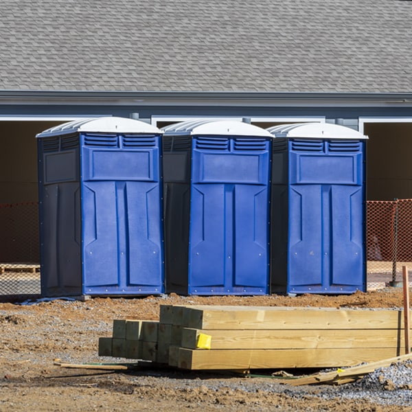 are there any restrictions on where i can place the porta potties during my rental period in East Millinocket ME